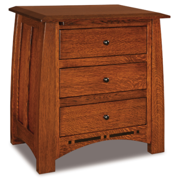 Boulder Creek 3 Drawer Nightstand