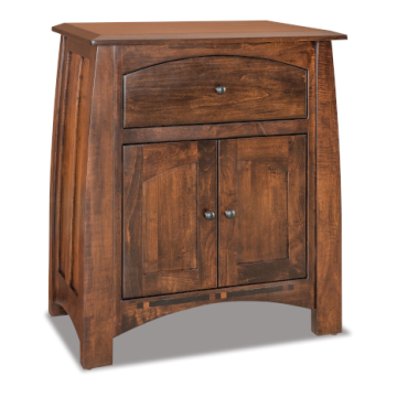 Boulder Creek 1 Drawer & 2 Door Nightstand