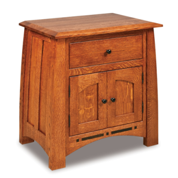 Boulder Creek 1 Drawer & 2 Door Nightstand