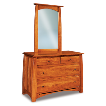 Boulder Creek 4 Drawer Dresser & Mirror