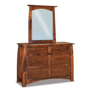 Boulder Creek 6 Drawer Dresser & Mirror