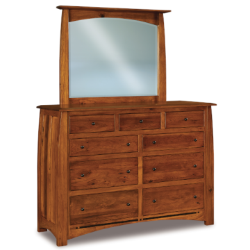 Boulder Creek 9 Drawer Dresser & Mirror
