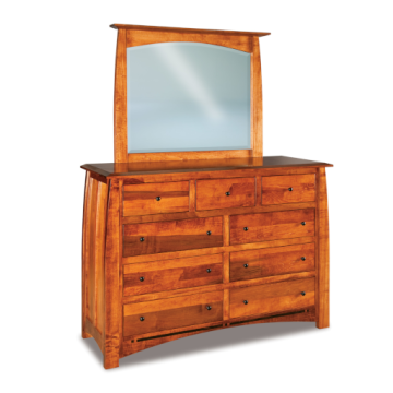 Boulder Creek 9 Drawer Dresser & Mirror