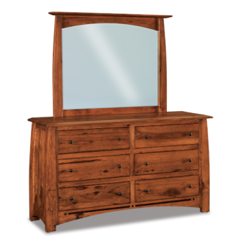 Boulder Creek 6 Drawer Dresser & Mirror