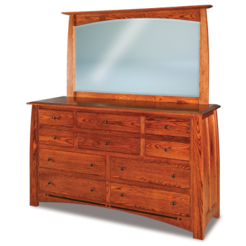 Boulder Creek 10 Drawer Dresser & Mirror