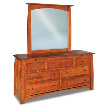 Boulder Creek 7 Drawer Dresser & Mirror