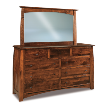 Boulder Creek 9 Drawer Dresser & Mirror