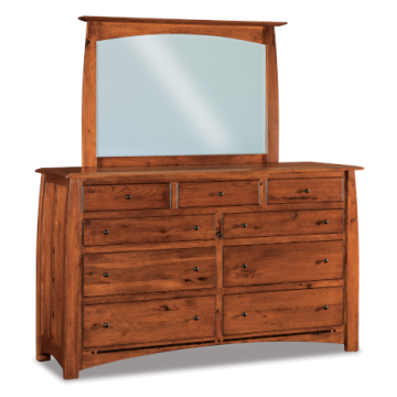 Boulder Creek 9 Drawer Dresser & Mirror
