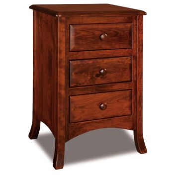 Carlisle 3 Drawer Nightstand