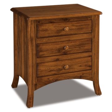 Carlisle 3 Drawer Nightstand