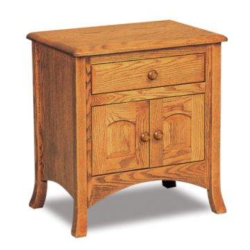 Carlisle 1 Drawer 2 Door Nightstand