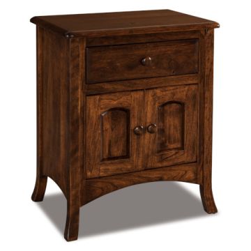 Carlisle 1 Drawer 2 Door Nightstand