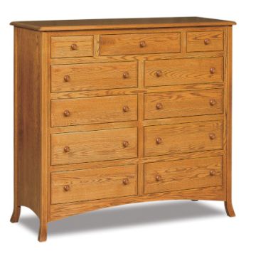 Carlisle 11 Drawer Double Chest