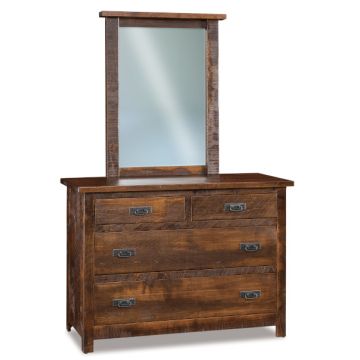 Dumont 4 Drawer Dresser & Mirror