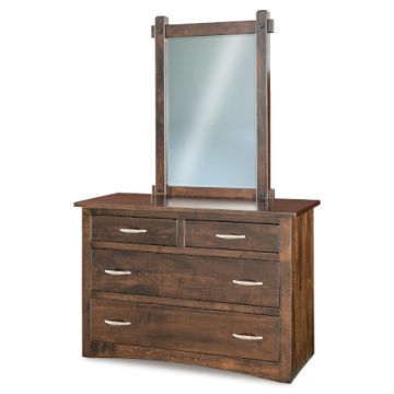 Denver 4 Drawer Dresser & Mirror