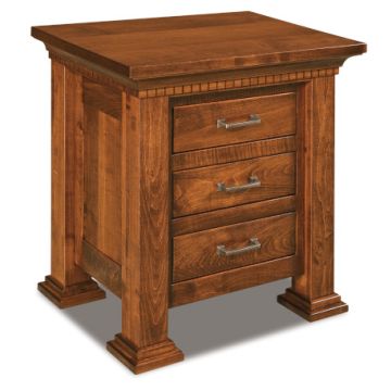 Empire 3 Drawer Nightstand