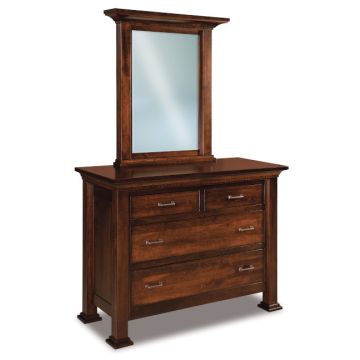 Empire 4 Drawer Dresser & Mirror