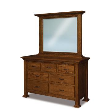 Empire 7 Drawer Dresser & Mirror
