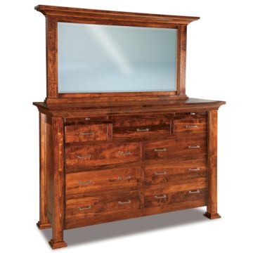 Empire 9 Drawer Dresser & Mirror