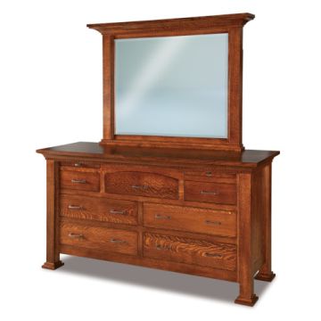 Empire 7 Drawer Dresser & Mirror