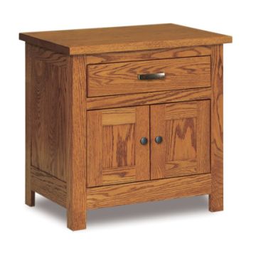 Flush Mission 1 Drawer 2 Door Nightstand