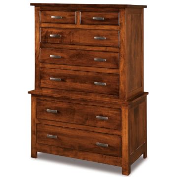 Flush Mission 7 Drawer Chest-on-Chest