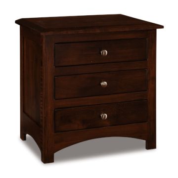 Finland 3 Drawer Nightstand