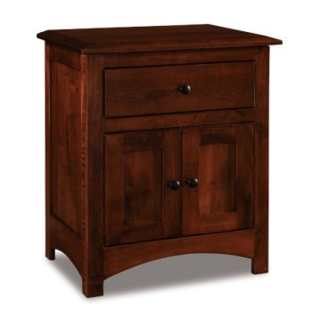 Finland 1 Drawer 2 Door Nightstand