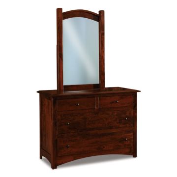 Finland 4 Drawer Dresser & Mirror