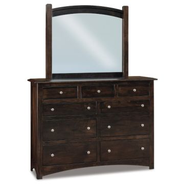 Finland 9 Drawer Dresser & Mirror