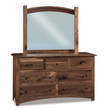 Finland 7 Drawer Dresser & Mirror