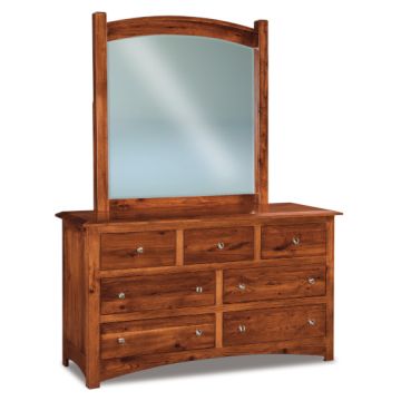Finland 7 Drawer Dresser & Mirror