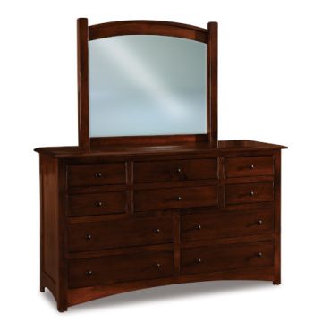 Finland 10 Drawer Dresser & Mirror