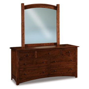 Finland 7 Drawer Dresser & Mirror