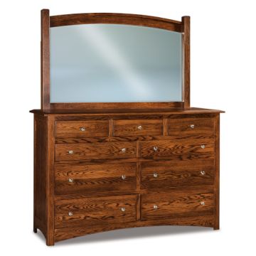 Finland 9 Drawer Dresser & Mirror