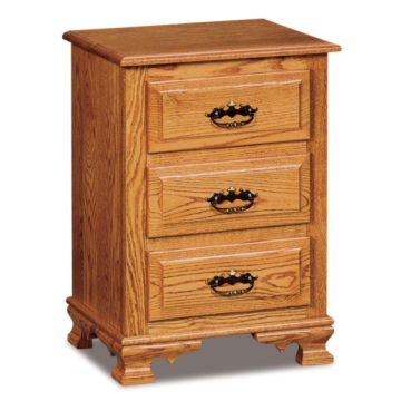Heritage 3 Drawer Nightstand