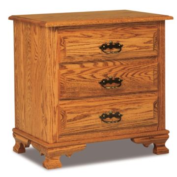 Heritage 3 Drawer Nightstand