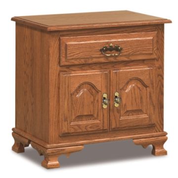 Heritage 1 Drawer 2 Door Nightstand
