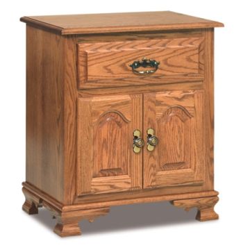 Heritage 1 Drawer 2 Door Nightstand