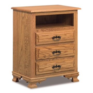 Heritage 3 Drawer Nightstand