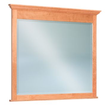 Heritage Beveled Square Crown Top Mirror