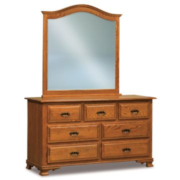 Heritage 7 Drawer Dresser & Mirror