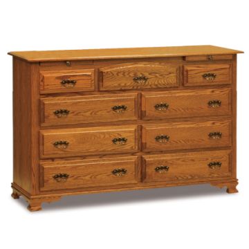 Heritage 9 Drawer Dresser W/ 2 Jewelry Drawers