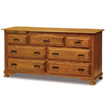 Heritage 7 Drawer Dresser W/ 2 Jewelry Drawers