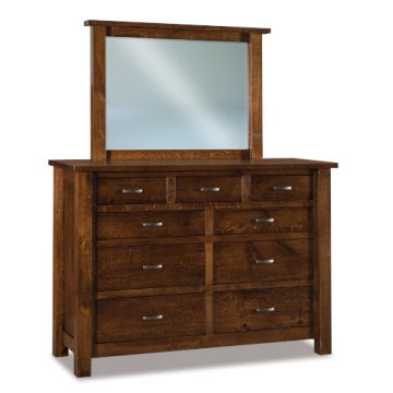 Heidi 9 Drawer Dresser & Mirror