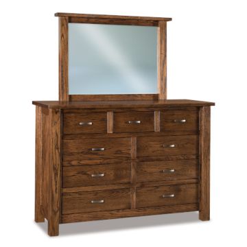Heidi 9 Drawer Dresser & Mirror
