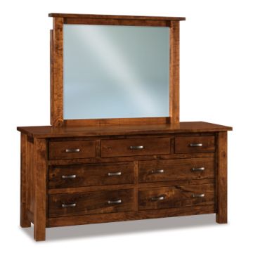 Heidi 7 Drawer Dresser & Mirror