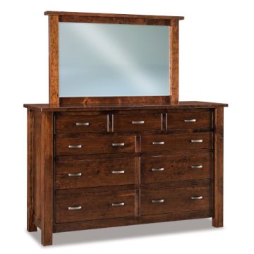 Heidi 9 Drawer Dresser & Mirror