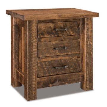 Houston 3 Drawer Nightstand