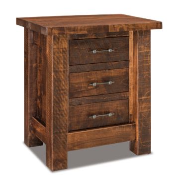 Houston 3 Drawer Nightstand